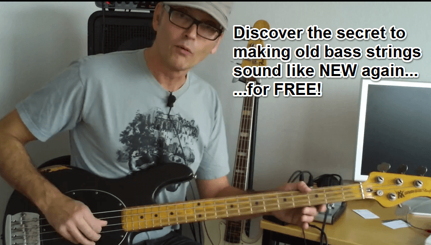 Marlo with his pre-Ernie Ball Music Man Stingray reveals how to make bass strings sound like new for free